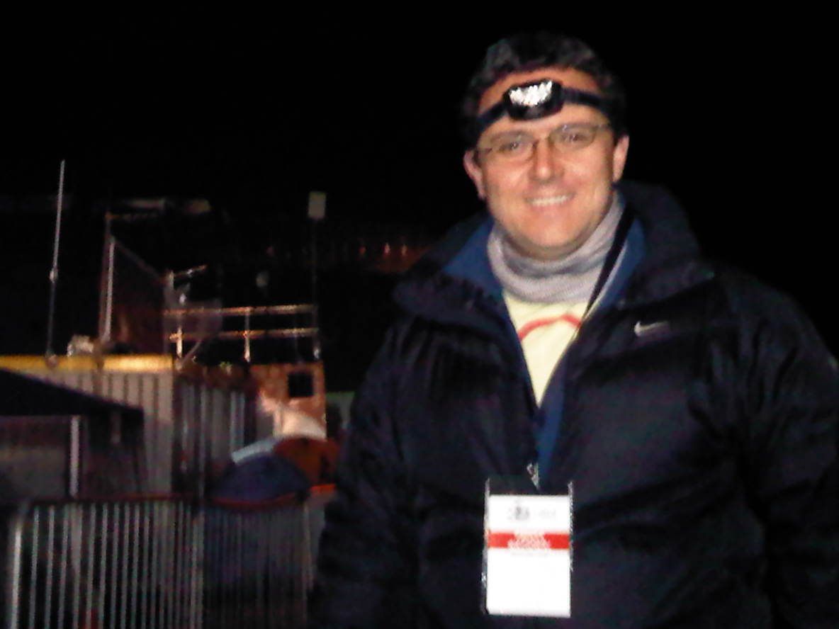 Night shift at the San José mine during the coverage of the rescue of the 33 miners